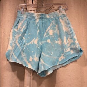 Aerie blue & white Tie-Dye Women's Shorts